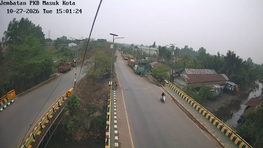 Jalan Gubernur Soebardjo Jembatan Tatah Bangkal Masuk Kota